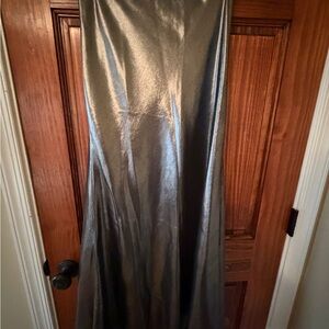 Wild Fable Shimmering Silver Skirt